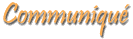 Communique